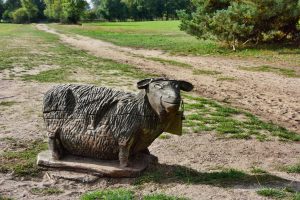 Heidschnucke aus Holz