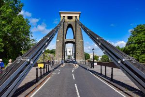 Zufahrt zur Clifton Suspension Bridge