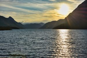 Gjendesee am Abend zuvor