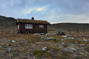Schutzhütte im Fjell