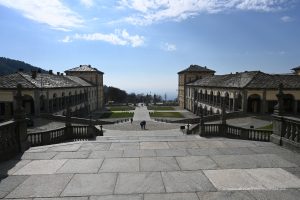 Ausblick am Sacro Monte di Oropa