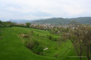 Ausblick von Bergamos Oberstadt