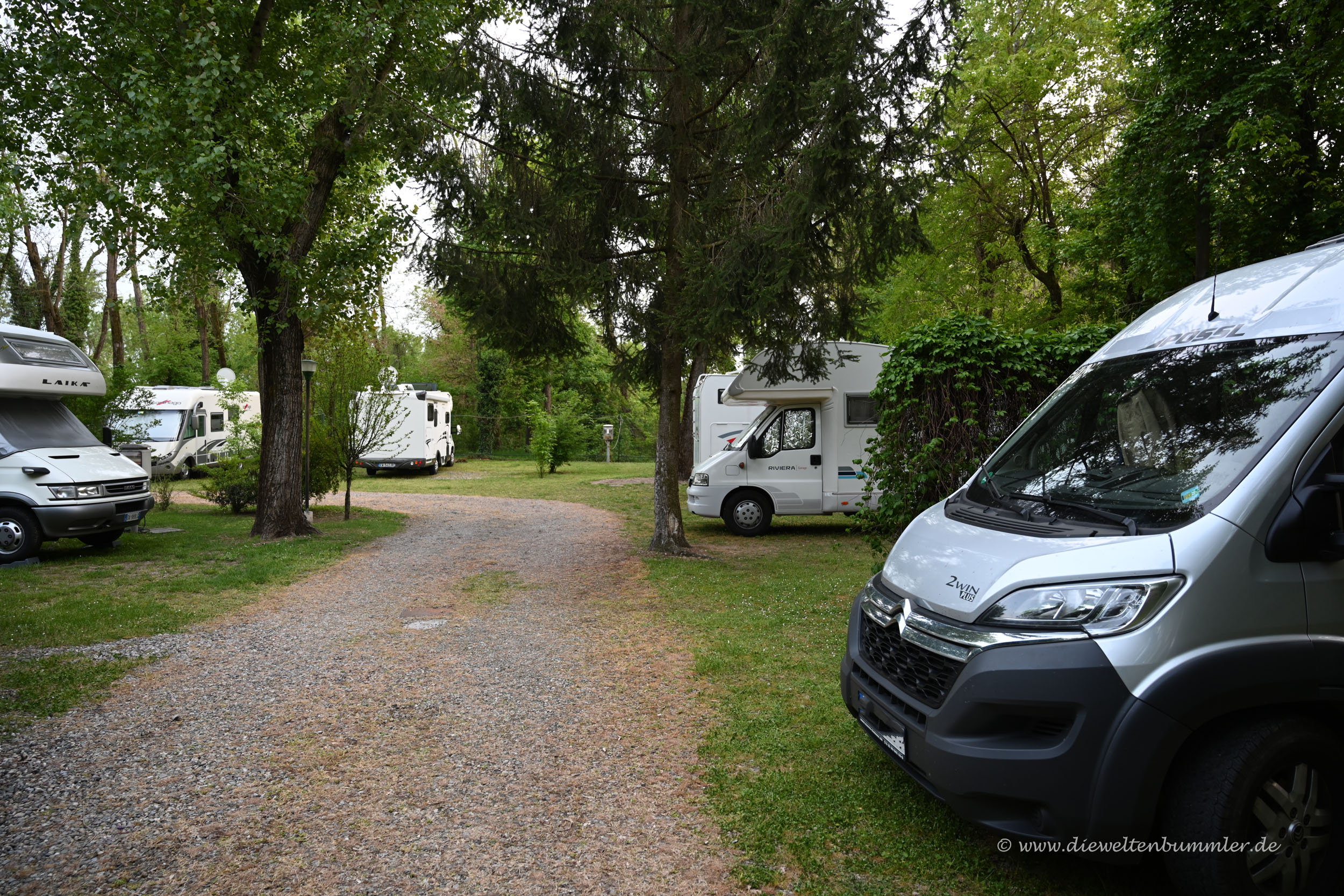 Camping in Pavia