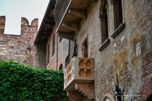 Der Balkon von Julia in Verona