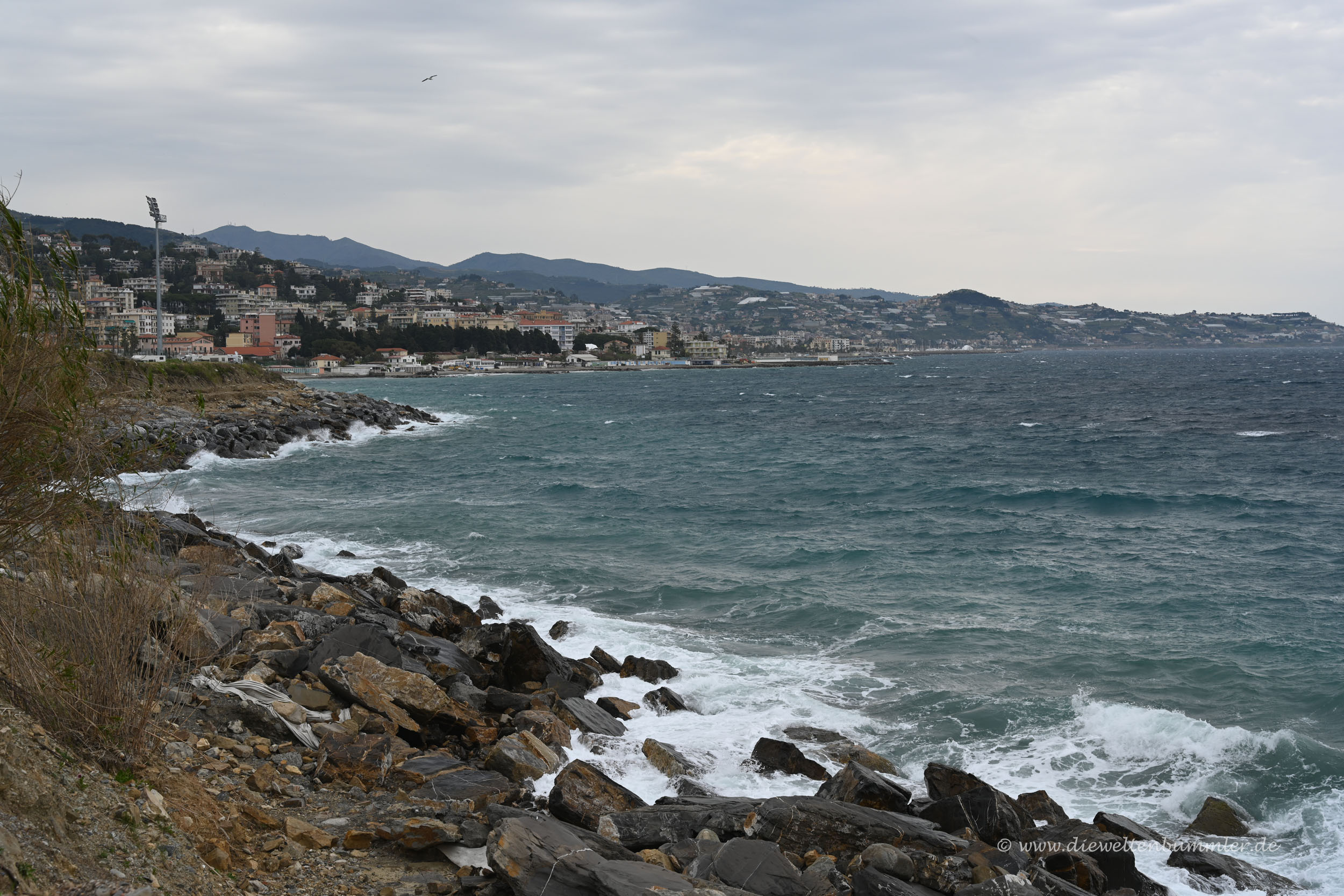 Küste bei Sanremo