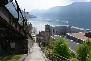 Viele Stufen in Lugano