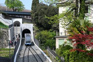 Zahnradbahn in Lugano