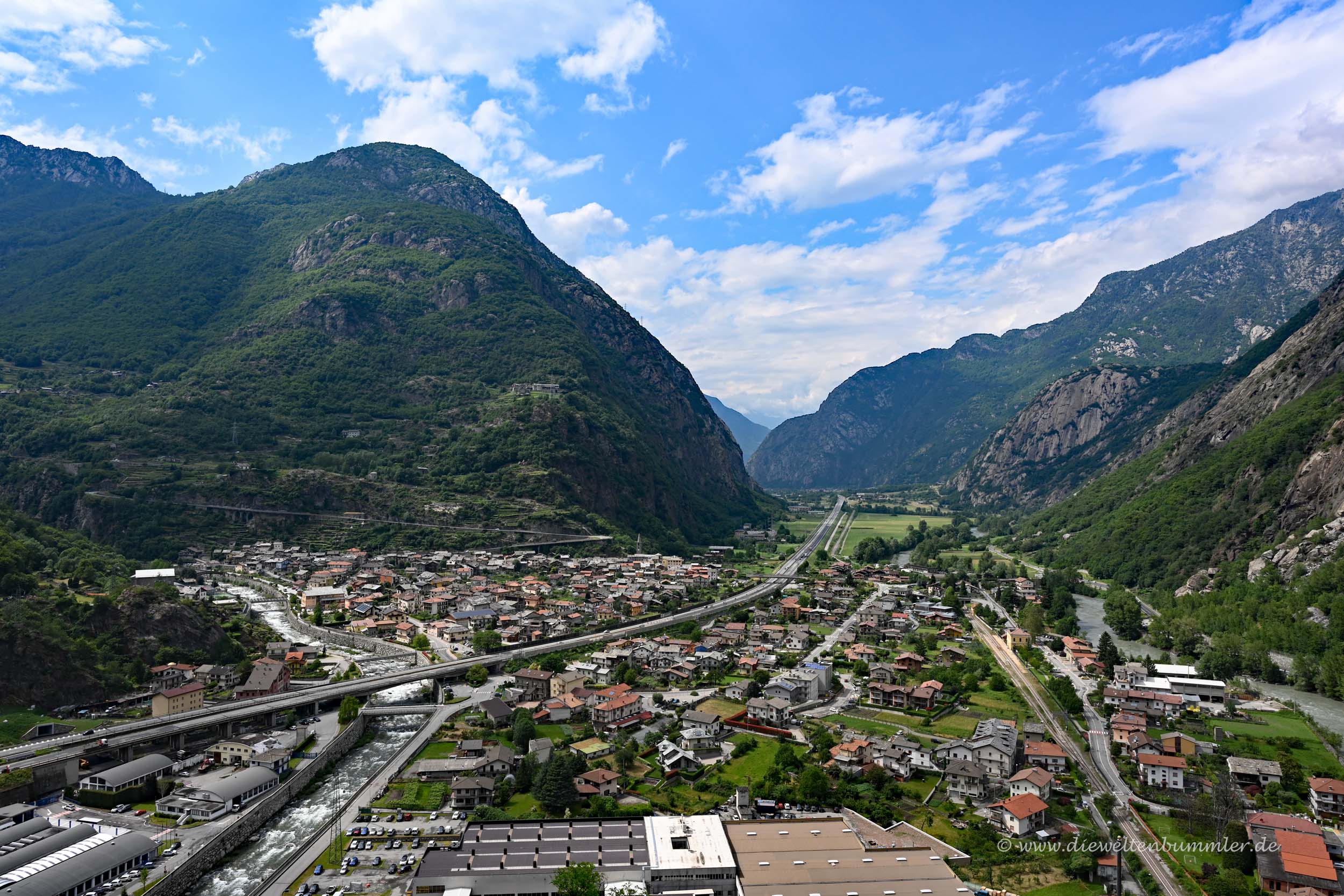 Ausblick in das Aostatal