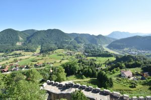 Ausblick von der Burg Celje