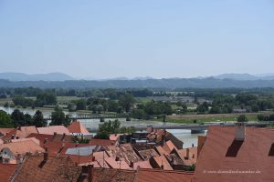 Ausblick von der Burg Ptuj