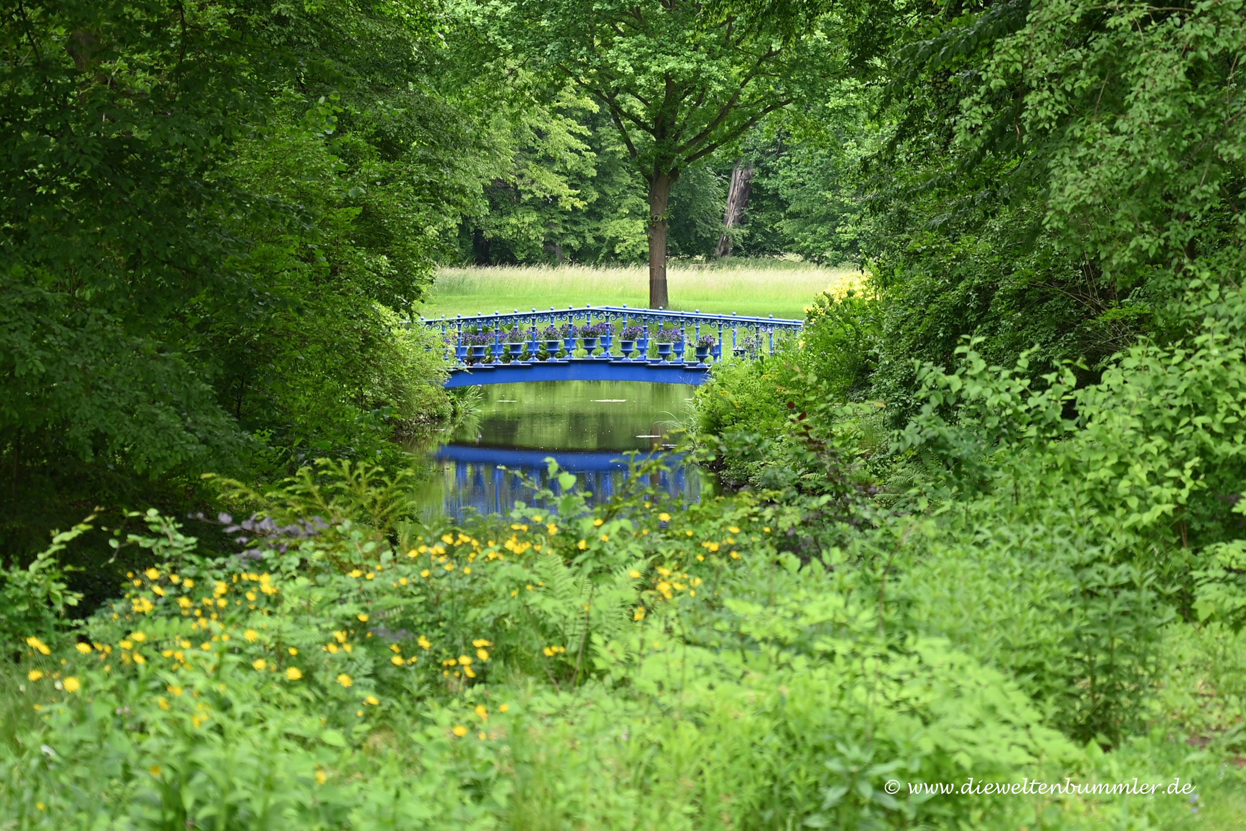 Blaue Brücke im Fürst-Pückler-Park