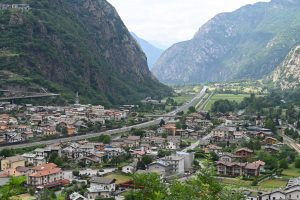 Blick von der Festung Bard