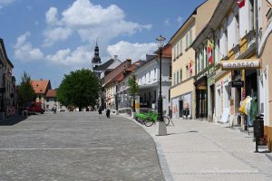 Fußgängerzone in Novo Mesto