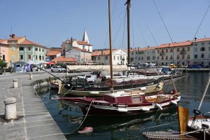 Kleiner Hafen in Izola