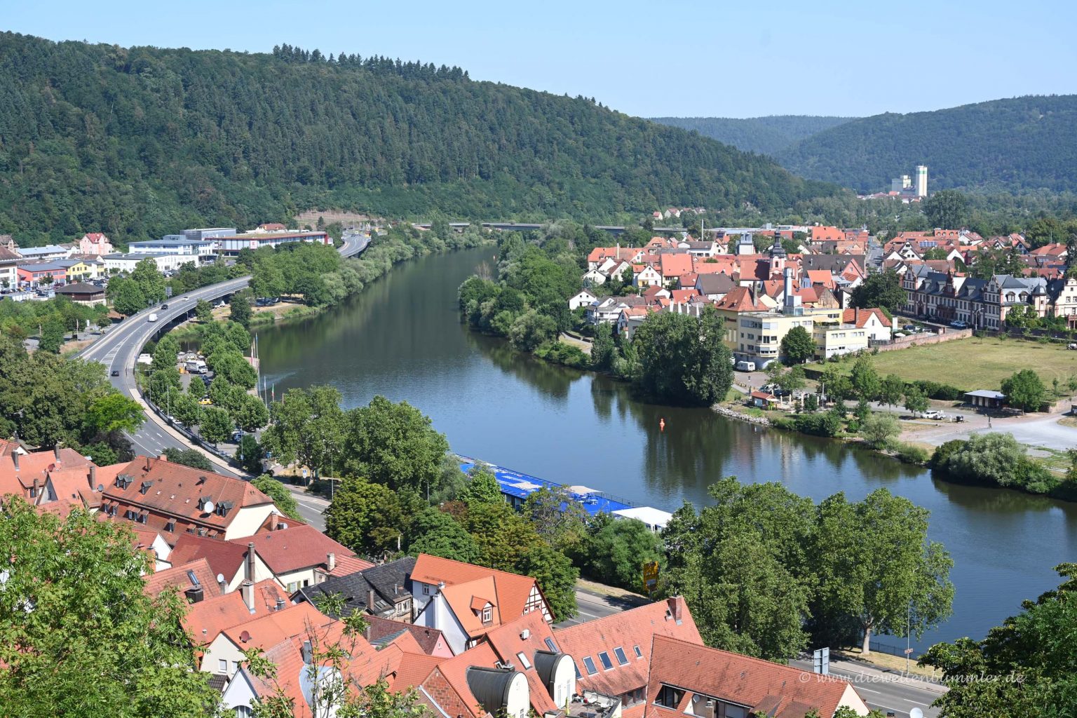 Blick auf den Main in Wertheim