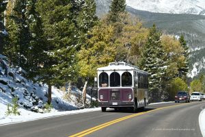 Bus im Nationalpark