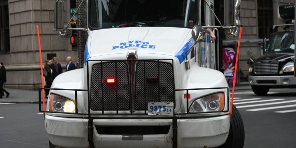 Lastwagen vom NYPD