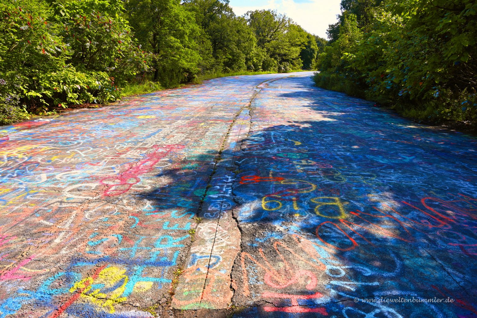 GraffitiHighway in Centralia Die Weltenbummler