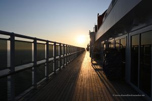 An Bord der Queen Mary 2