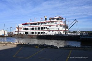 Schaufelraddampfer auf dem Mississippi