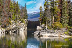 Horseshoe Lake am Icefield Parkway