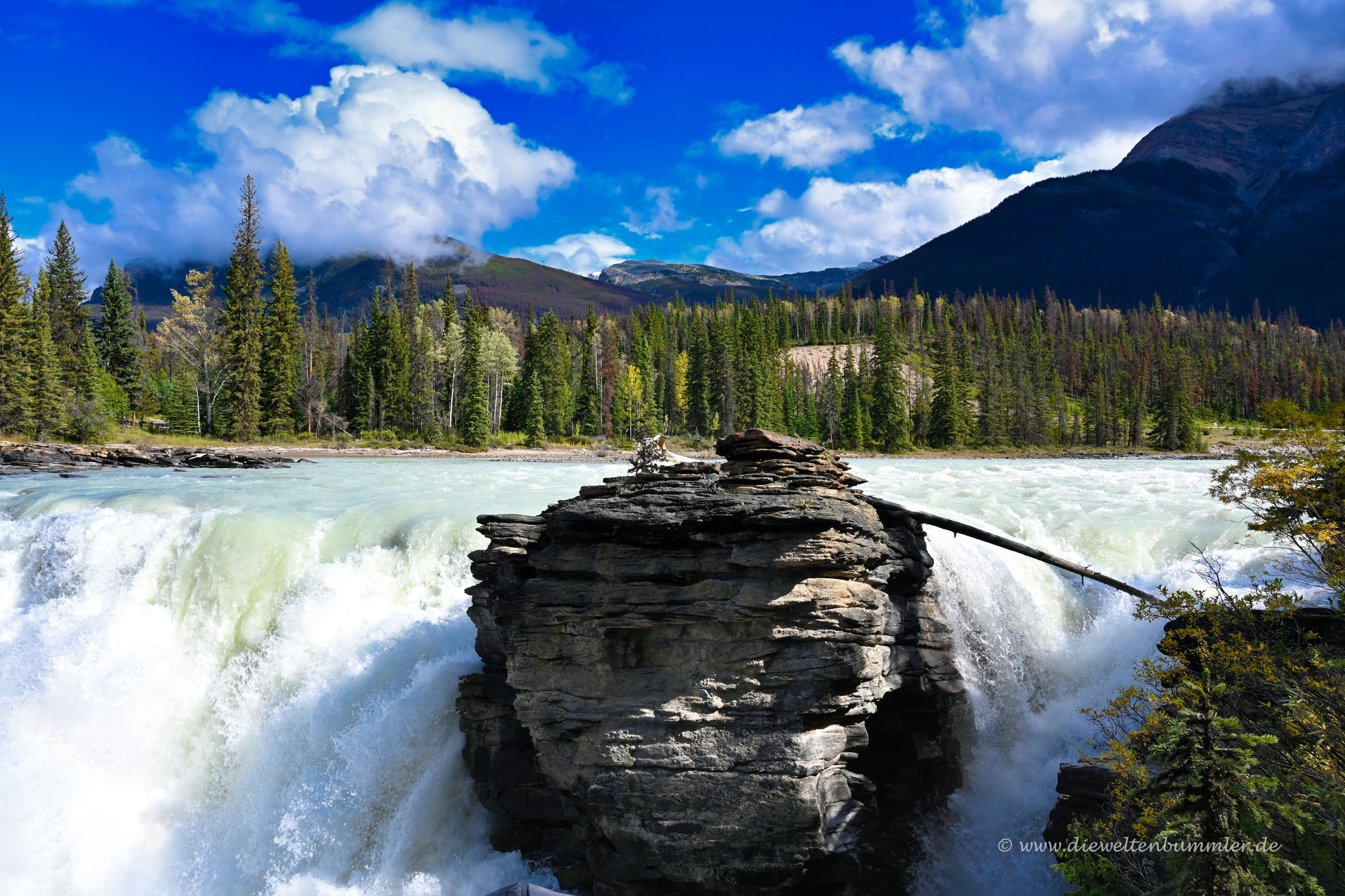 Wasserfälle vom Athabasca River