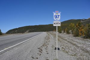 Die 97 ist der Alaska Highway