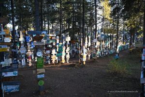 Sign Post Forest in Watson Lake