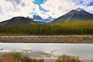 Landschaft der Rocky Mountains