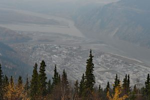 Dawson City von oben