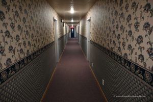 Hotelflur in Watson Lake