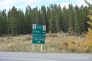 Abzweig zum Klondike Highway