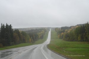 Schlechtes Wetter unterwegs