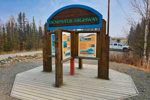 Ausgangspunkt des Dempster Highway