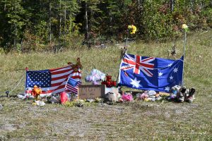 Hier fand wenige Wochen zuvor ein Doppelmord statt