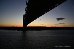 Unterquerung der Verrazzanobrücke