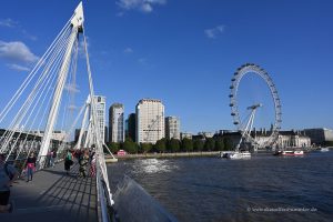 London Eye an der Themse