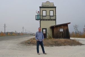 Ortseingang von Dawson City