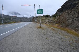 Grenze zwischen Alaska und Kanada