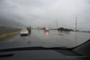 Starkregen bei Salt Lake City