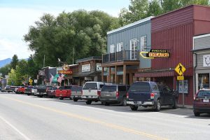 Schönes Städtchen in Montana