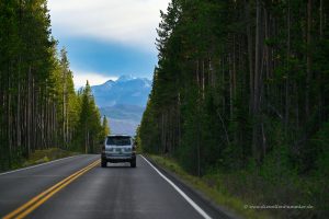 Auf dem Weg zum Grand Teton