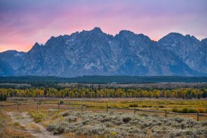 Abendstimmung im Grand Teton Nationalpark