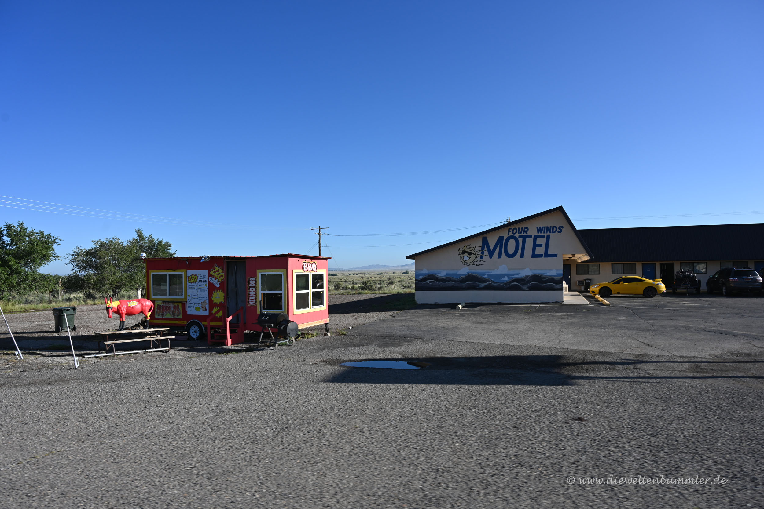 Irgendein Motel in der Wüste