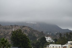 Hollywood-Schriftzug im Nebel