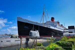 Alte Queen Mary in Long Beach