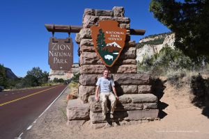 Michael Moll am Zion Nationalpark