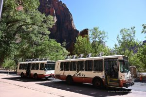 Shuttlebus im Zion Nationalpark