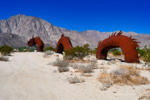 Skulptur in Borrego Springs