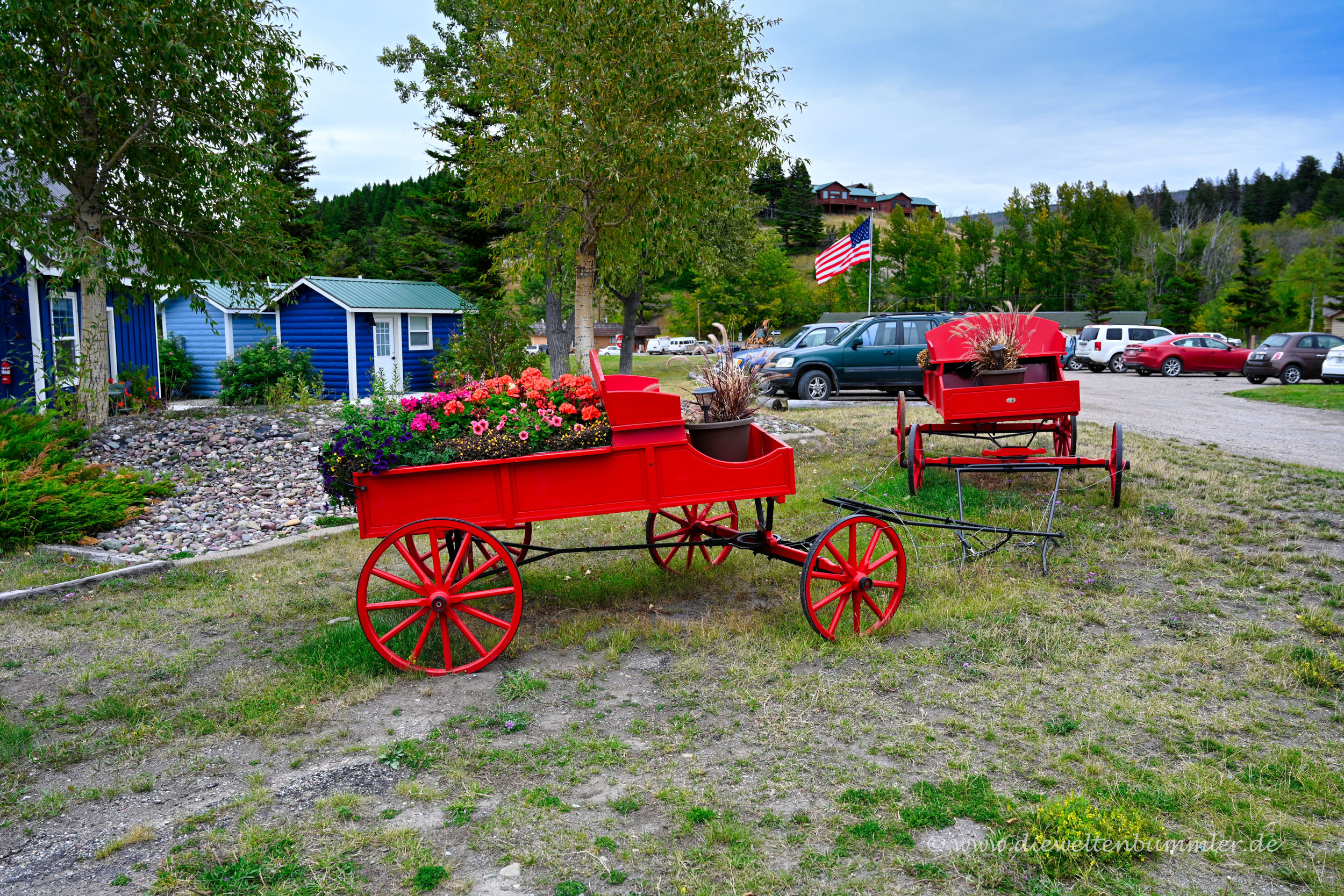 Alte Pferdewagen in St Mary